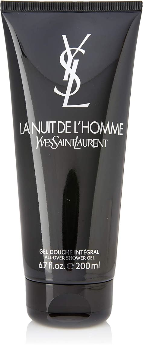 gel douche yves saint laurent l'homme|LA NUIT DE L'HOMME SHOWER GEL .